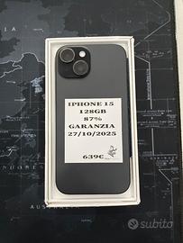 iPhone 15 128gb nero