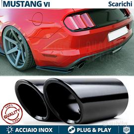 TERMINALI di Scarico NERI per FORD Mustang 6