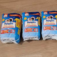 Pannolini Pampers Sole Luna mutandino taglia 5