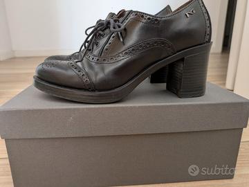 Scarpe Francesine Nerogiardini in pelle
