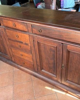 Credenza per salotto in noce