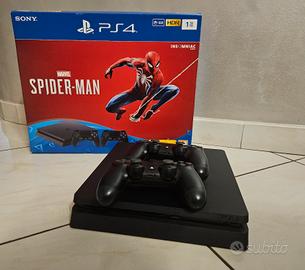 Ps4 slim 1 tb+2 controller