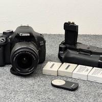 Canon 600D e 18-55mm + accessori  scatola original