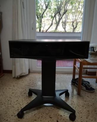Porta tv con ruote più videoregistratore vhs