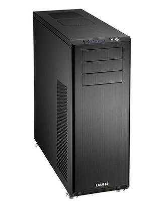 Case Lian Li black in alluminio