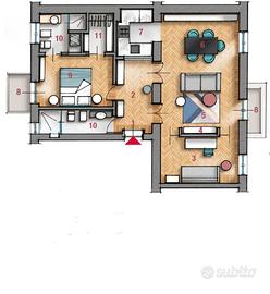 Trilocale zona San Mamolo