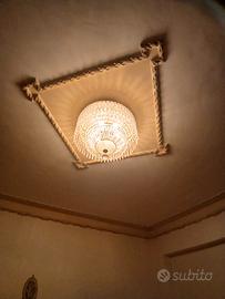 Lampadario plafoniera in cristallo 