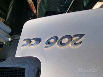 Cofano baule posteriore Peugeot 206 cc