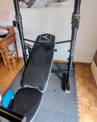 Panca multifunzione Domyos e stepper