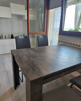 Tavolo da cucina Nero - Grigio