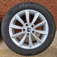 Cerchi lega e gomme invernali 205 55 16 - Skoda VW