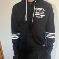 Bella Felpa Admiral nera c/scritte ragazzo M