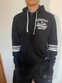 Bella Felpa Admiral nera c/scritte ragazzo M