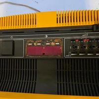 TV vintage Samsung anni 70 gialla retro