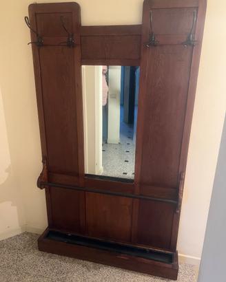 Porta abiti cappelli e ombrelli a parete