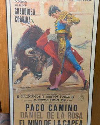 Poster Corrida Originale 1974 - Barcellona 