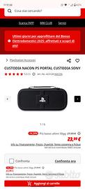 custodia e pellicola Nacon per PlayStation Portal 