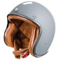 CASCO JET MOTO CAFE RACER STORMER LUCIDO VINTAGE