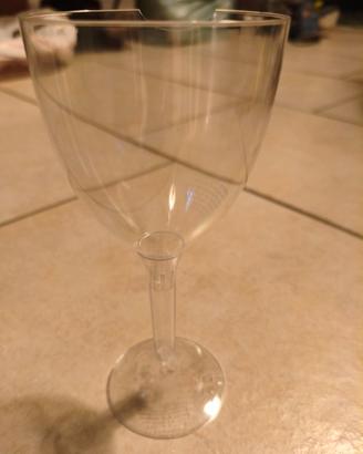 BICCHIERI VINO IN PLASTICA