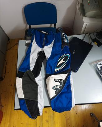 pantaloni cross enduro più guanti 