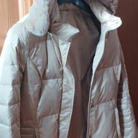 piumino d'oca colore beige 