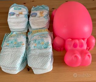 Vasino OK Baby ippopotamo rosa