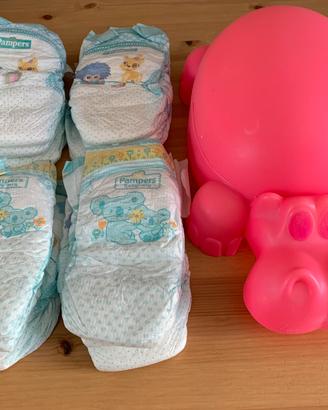 Vasino OK Baby ippopotamo rosa