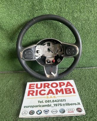 Volante Sterzo In Pelle Fiat 500C