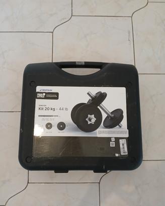 set manubri componibili 20 kg