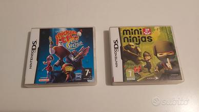 Nintendo DS 2 giochi Mini Ninjas - Chiken Little
