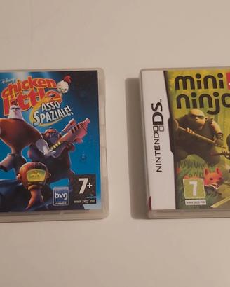 Nintendo DS 2 giochi Mini Ninjas - Chiken Little