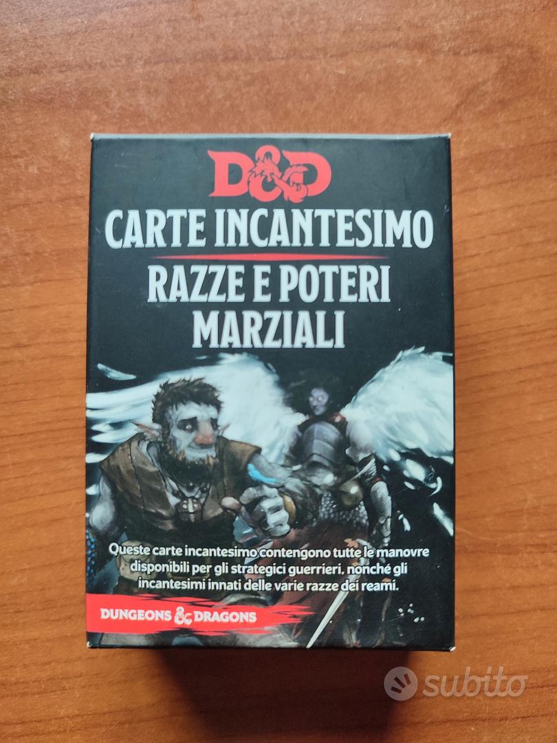 Carte Incantesimo Razze e Poteri Marziali Collezionismo In vendita a