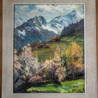 Quadro Paesaggio anni '60 Ettore Berrone