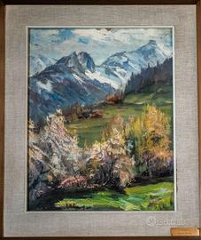Quadro Paesaggio anni '60 Ettore Berrone