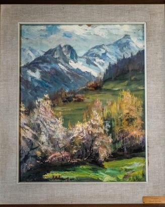 Quadro Paesaggio anni '60 Ettore Berrone