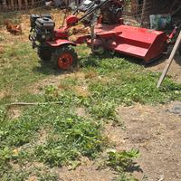 trincia a motore a traino