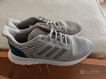 Adidas asweerun Grigio/verde 46 2/3