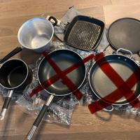 Set  4 padelle (2 Pentole Agnelli)