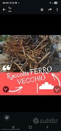 ritiro ferro  vecchio e altro 