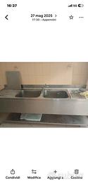 Lavandino da ristorante a 2 vasche