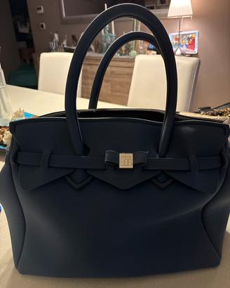 Borsa my bag colore blu jeans