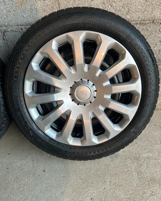 4 cerchi ferro 15” Ford 4x108 con gomme