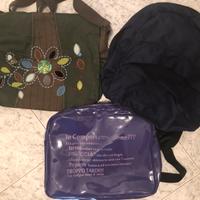 Borse con la tracolla e zaini per la scuola