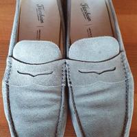 Mocassino camoscio colore corda uomo