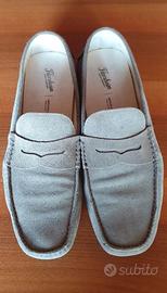 Mocassino camoscio colore corda uomo