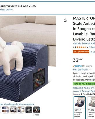 gradini per  cane