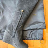 Stivali FENDI Over-the-Knee NUOVI - Camoscio Nero