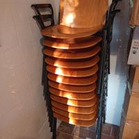 Lotto sedie Serie k Lucci e Orlandini per Velca