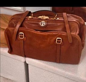 borsone  nuovo viaggio nazareno gabrielli in pelle