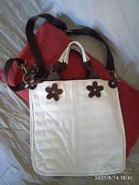 Borsa in pelle Bianca